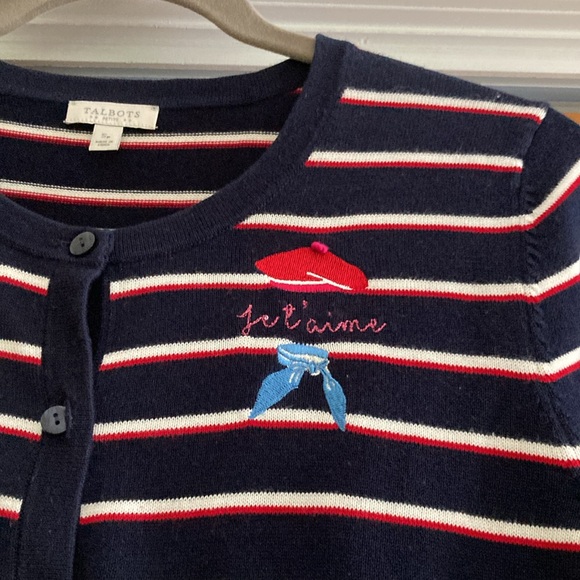 Talbot’s Parisian Cotton Cardigan - Picture 3 of 6